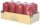 STARPAK Stumpenkerzen bordeaux, 8 St.