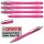 AKTION: Schneider Kugelschreiber Slider Memo pink, Schreibfarbe: blau, 4 St. + GRATIS Schneider Kugelschreiber Slider Rave XB pink