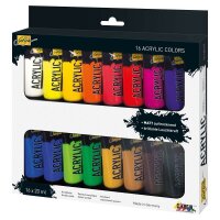 KREUL SOLO GOYA Acrylfarbe farbsortiert 16 x 20,0 ml, 16 St.