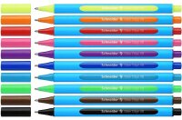 6 + 4 GRATIS: Schneider Kugelschreiber Slider Edge farbsortiert, Schreibfarbe: farbsortiert, 6 St. + GRATIS 4 St.