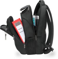WEDO Laptop-Rucksack Business Kunstfaser schwarz 28,0 l...