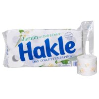 Hakle Toilettenpapier Jasmin 3-lagig, 8 Rollen