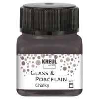 KREUL Chalky Porzellanfarben schwarz 20,0 ml