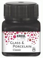 KREUL Classic Porzellanfarben schwarz 20,0 ml