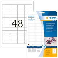 HERMA Sicherheitsetiketten 4232 weiß 45,7 x 21,2...