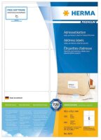 HERMA Adressetiketten 4653 weiß 99,1 x 93,1 mm, 100 Blatt