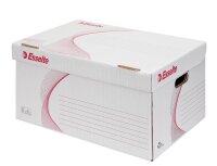Esselte Archivcontainer weiß 56,0 x 38,0 x 26,5 cm, 10 St.