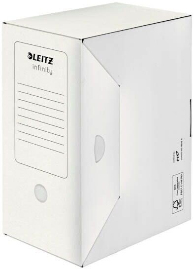 LEITZ Archivboxen Infinity weiß 15,0 x 33,0 x 25,5 cm, 10 St.