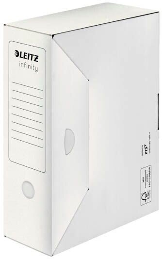 LEITZ Archivboxen Infinity weiß 10,0 x 33,0 x 25,5 cm, 10 St.