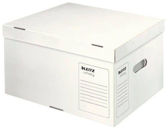 LEITZ Archivcontainer Infinity L weiß 42,0 x 35,0 x 26,5 cm, 10 St.