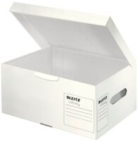 LEITZ Archivboxen Infinity A4 Plus weiß 35,5 x 25,5...