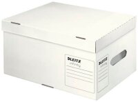 LEITZ Archivboxen Infinity A4 Plus weiß 35,5 x 25,5...