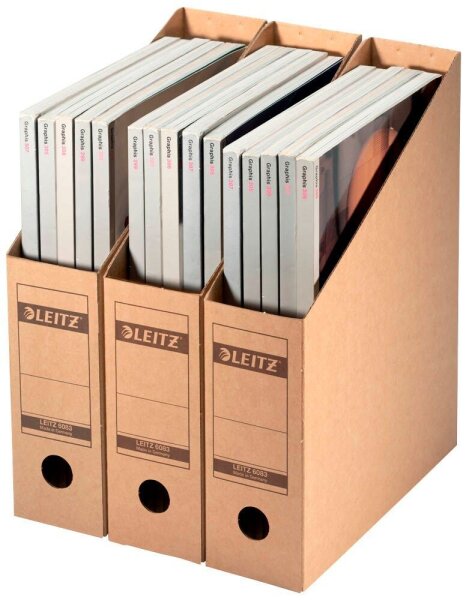 LEITZ Archiv-Stehsammler Premium braun, 10 St.
