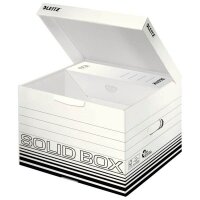 LEITZ Archivboxen Solid M weiß 32,5 x 36,0 x 27,0...