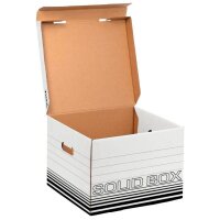 LEITZ Archivboxen Solid M weiß 32,5 x 36,0 x 27,0 cm, 10 St.