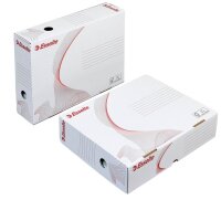 Esselte Archivboxen weiß 25,5 x 32,9 x 8,0 cm, 10 St.