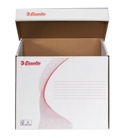 Esselte Archivcontainer weiß 39,8 x 28,0 x 30,2 cm, 10 St.