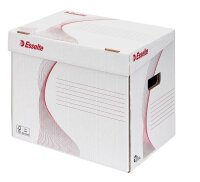 Esselte Archivcontainer weiß 39,8 x 28,0 x 30,2 cm, 10 St.
