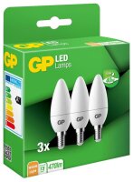 3 GP LED-Lampen Mini Candle E14 4,9 W matt  (...