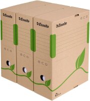 Esselte Archivboxen ECO braun 10,0 x 23,3 x 32,7 cm, 25 St.
