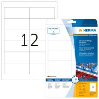 HERMA wetterfeste Folienetiketten 4692 weiß 97,0 x...