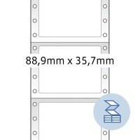 4.000 HERMA Computer-Endlosetiketten 8211 weiß 88,9...