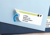 HERMA Etiketten 10606 weiß 13,0 x 50,0 mm, 32 Blatt