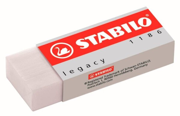 STABILO Radiergummi Legacy weiß, 1 St.