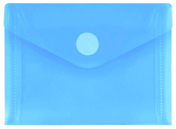 FolderSys Dokumententaschen DIN A7 blau glatt 0,20 mm, 10 St.
