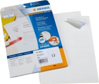 HERMA QR-Code-Etiketten 9643 weiß 40,0 x 80,0 mm, 25 Blatt