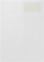 HERMA QR-Code-Etiketten 9643 weiß 40,0 x 80,0 mm, 25 Blatt