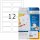 HERMA QR-Code-Etiketten 9643 weiß 40,0 x 80,0 mm, 25 Blatt