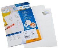 HERMA QR-Code-Etiketten 9642 weiß 40,0 x 40,0 mm, 25 Blatt