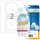 HERMA CD-Etiketten 8624 weiß, 20 Etiketten