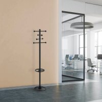 MAUL Kleiderständer MAULsaphir 9401090 schwarz Metall 8 Haken 38,0 x 171,0 cm, 1 St.