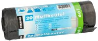 STARPAK Müllbeutel 60,0 l schwarz 22,0 µm, 20 St.