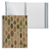 MIQUELRIUS Collegeblock Eco Desgin 4 liniert DIN A4...