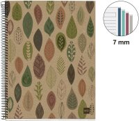 MIQUELRIUS Collegeblock Eco Desgin 4 liniert DIN A4 Innenrand, 1 St.