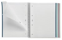 MIQUELRIUS Collegeblock Eco Desgin 4 liniert DIN A4 Innenrand, 1 St.