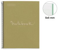 MIQUELRIUS Collegeblock Eco Emotions 1 kariert DIN A4 Innenrand, 1 St.