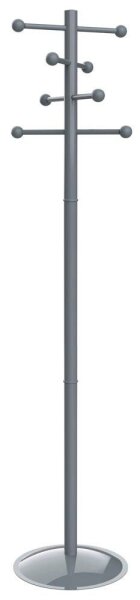 MAUL Kleiderständer MAULsaphir Lite 9401582 silber Metall 8 Haken 38,0 x 171,0 cm, 1 St.