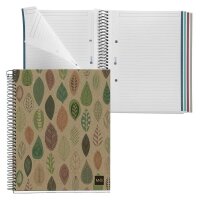 MIQUELRIUS Collegeblock Eco Desgin 4 liniert DIN A5...