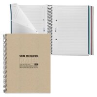 MIQUELRIUS Collegeblock Eco Desgin 4 liniert DIN A4...