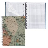 MIQUELRIUS Collegeblock Eco Desgin 1 kariert DIN A4...