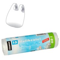 STARPAK Müllbeutel 60,0 l transparent 12,0 µm,...