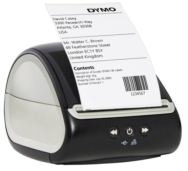 DYMO LabelWriter 5XL Etikettendrucker silber, schwarz