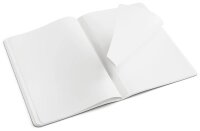 MIQUELRIUS Notizbuch Stone Paper ca. DIN A5 blanko, schwarz Hardcover 50 Seiten, 1 St.