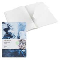 MIQUELRIUS Notizbuch Stone Paper ca. DIN A5 blanko, blau...
