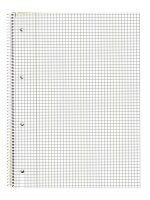 Ursus® Collegeblöcke green Lineatur 22 kariert DIN A4 Innenrand, 10 Blöcke