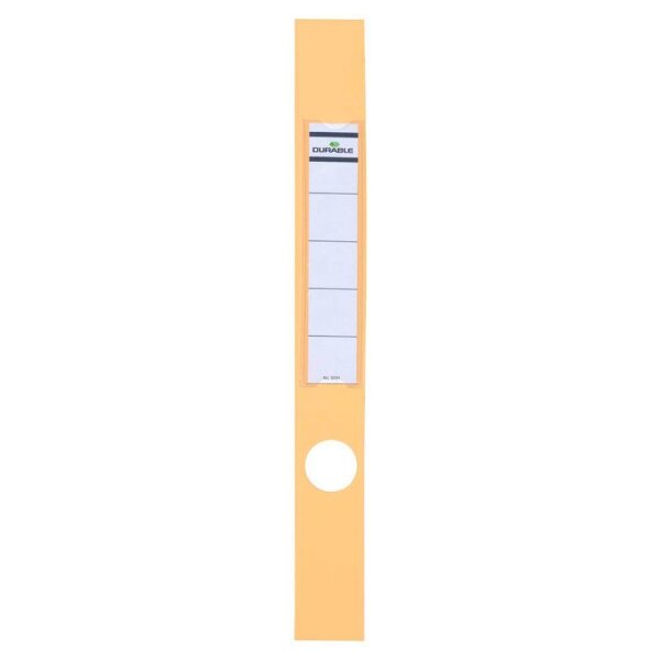 DURABLE Ordneretiketten ORDOFIX® gelb für 5,0 cm Rückenbreite, 10 St.